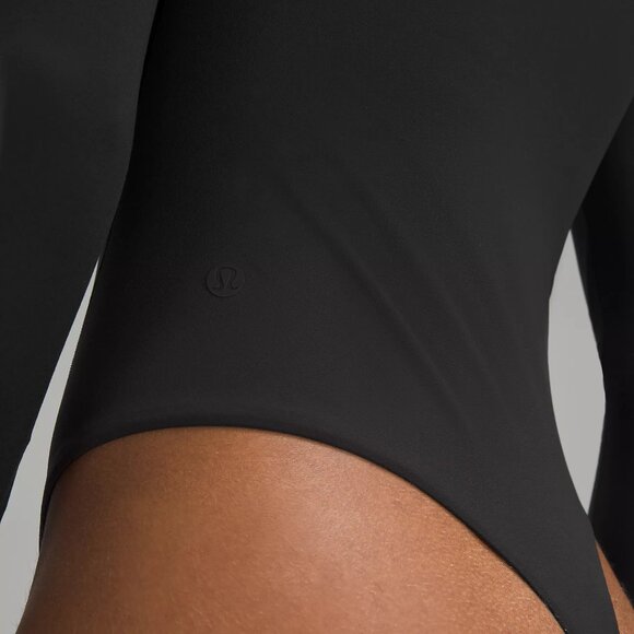 Wundermost Ultra-Soft Nulu Square-Neck Long-Sleeve Bodysuit - Picture 5 of 7